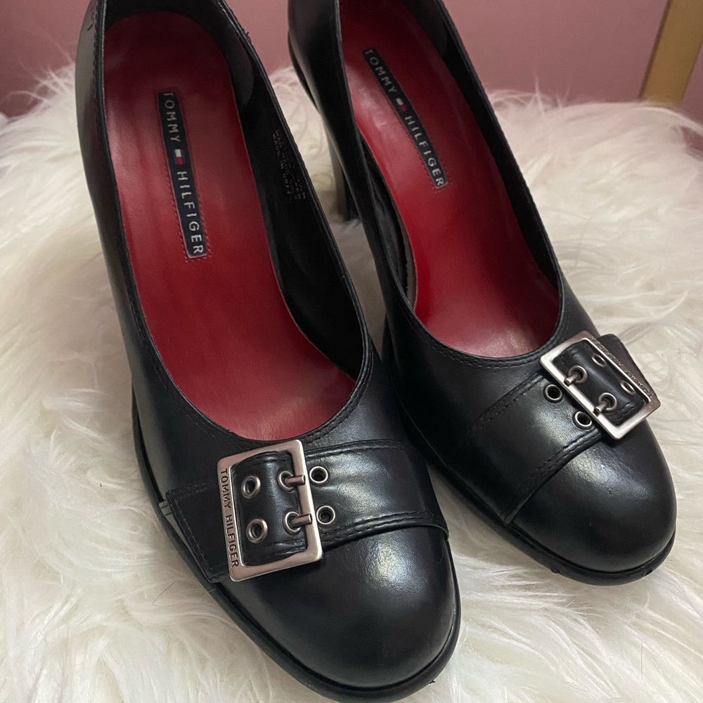 90’s/2000’s Black Chunky Heels